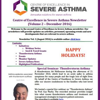 severe asthma newsletter volume 2